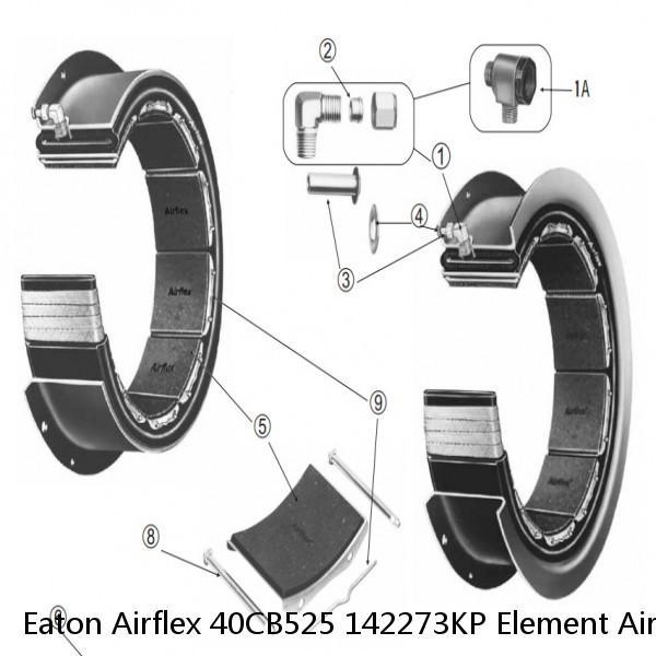 Eaton Airflex 40CB525 142273KP Element Air Clutch Brakes